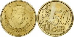World Coins - VATICAN CITY, 50 Euro Cent, 2010, Rome, , Brass, KM:387
