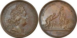 World Coins - France, Medal, Louis XIV, Prise de Tortosa, History, 1708, Mauger,