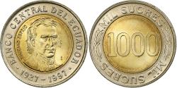 World Coins - Ecuador, 1000 Sucres, 1997, Bi-Metallic, , KM:103