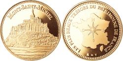 World Coins - France, Medal, Le Mont Saint-Michel, Patrimoine Culturel,