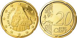 World Coins - San Marino, 20 Euro Cent, 2011, Proof, , Brass, KM:483