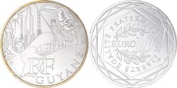 World Coins - France, 10 Euro, Guyane, Euros des régions, 2011, FDC, , Silver