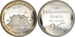 World Coins - France, Medal, Europe, Traité de Rome, Politics, , Copper-nickel