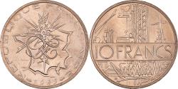 World Coins - Coin, France, Mathieu, 10 Francs, 1985, Paris, Tranche B,