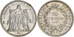 World Coins - France, 10 Francs, Hercule, 1967, Paris, Avec accent, Silver,
