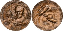 World Coins - France, Medal, Premiers Spationautes Français, Baudry-chrétien, n.d., Bronze