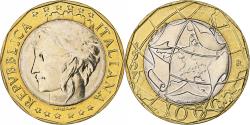 World Coins - Italy, 1000 Lire, 1997, Rome, Bi-Metallic,