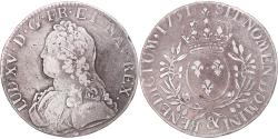 World Coins - Coin, France, Louis XV, Ecu aux branches d'olivier, 1731, Aix-en-Provence
