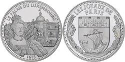 World Coins - France, Medal, Les Joyaux de Paris, Le Palais du Luxembourg, Silver,