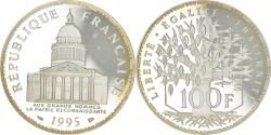 World Coins - Coin, France, Panthéon, 100 Francs, 1995, Paris, Proof / BE, , Silver