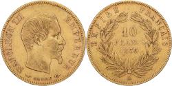 World Coins - France, 10 Francs, Napoléon III, 1855, Paris, Gold, , Gadoury:1014