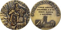 World Coins - France, Medal, Potasses d'Alsace, Comice Agricole de Saulnières, 1964