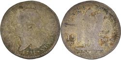 World Coins - Coin, France, 15 sols français, 15 Sols, 1/8 ECU, 1791, Strasbourg,