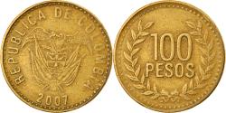 World Coins - Coin, Colombia, 100 Pesos, 2007, , Aluminum-Bronze, KM:285.2