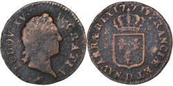World Coins - France, Louis XV, Sol à la vieille tête, 1771, Lyon, Copper,