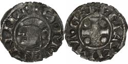 World Coins - Archbishopric of Vienne, Denier, ca. 1200-1250, Vienne, Billon,