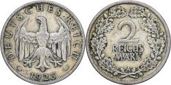 World Coins - Weimar Republic, 2 Mark, 1925, Berlin, Silver, , KM:45