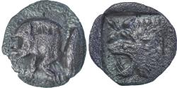 Ancient Coins - Mysia, Hemiobol, ca. 550-450 BC, Kyzikos, Silver,