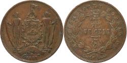 World Coins - BRITISH NORTH BORNEO, Cent, 1882, Heaton, Bronze, , KM:2