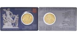 World Coins - VATICAN CITY, 50 Euro Cent, 2012, Rome, Coin card, , Brass
