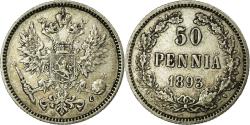 World Coins - Coin, Finland, Nicholas II, 50 Penniä, 1893, , Silver, KM:2.2
