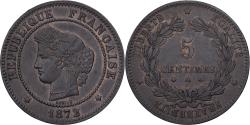 World Coins - France, 5 Centimes, Cérès, 1872, Paris, Bronze, , Gadoury:157a