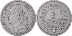 World Coins - Coin, France, Lavrillier, 5 Francs, 1952, Paris, , Aluminum, KM:888b.1