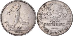 World Coins - Coin, Russia, 50 Kopeks, 1924, , Silver