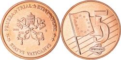 World Coins - Vatican, Medal, 5 C, Essai-Trial Siège Vacant, 2005, , Copper