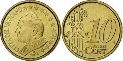 World Coins - Vatican, John Paul II, 10 Euro Cent, BU, 2004, Rome, Nordic gold,