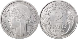 World Coins - Coin, France, Morlon, 2 Francs, 1958, , Aluminum, KM:886a.1, Gadoury:538b