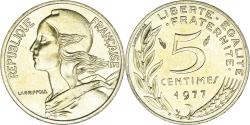 World Coins - Coin, France, Marianne, 5 Centimes, 1977, Paris, , Aluminum-Bronze