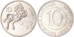 World Coins - Coin, Slovenia, 10 Tolarjev, 2001