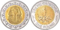 World Coins - Coin, Egypt, Pound, 2008/AH1429, Cairo, , Bi-Metallic, KM:940a