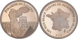 World Coins - France, Medal, La Pyramide du Louvre, Patrimoine, , Copper-nickel