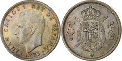 World Coins - Spain, Juan Carlos I, 5 Pesetas, 1975 (79), Copper-nickel, , KM:807