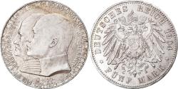 World Coins - Coin, German States, HESSE-DARMSTADT, Ernst Ludwig, 5 Mark, 1904,