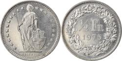 World Coins - Coin, Switzerland, 1/2 Franc, 1975, Bern, , Copper-nickel, KM:23a.1