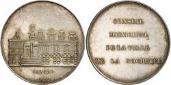 World Coins - France, Token, Conseil Municipal de La Rochelle, 1836, Silver, Caqué,
