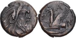 Ancient Coins - Coin, Cimmerian Bosporos, Pantikapaion, Bronze Æ, 310-304/3 BC,