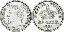 World Coins - Coin, France, Napoleon III, Napoléon III, 20 Centimes, 1867, Paris,