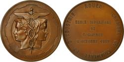 World Coins - France, Medal, Ecole Supérieure de Commerce, 1989, Coeffin, , Bronze