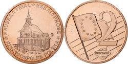 World Coins - Poland, 2 Euro Cent, Fantasy euro patterns, Essai-Trial, 2003, Copper Plated