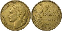 World Coins - France, 20 Francs, Guiraud, 1953, Paris, Aluminum-Bronze, , KM:917.1