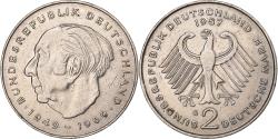 World Coins - Federal Republic of Germany, 2 Mark, 1987, Karlsruhe, Copper-Nickel Clad Nickel