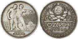 World Coins - RUSSIA, Rouble, 1924, KM #90.1, , Silver, 19.85