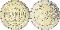 World Coins - Lithuania, 2 Euro, Célébrations des chants et danses, 2018,