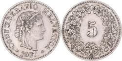 World Coins - Coin, Switzerland, 5 Rappen, 1907