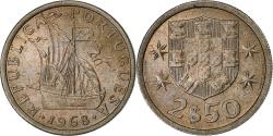 World Coins - Portugal, 2-1/2 Escudos, 1968, Copper-nickel, , KM:590