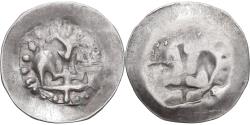 World Coins - Coin, French state, Alsace, lis pfennig, 14th-15th Centuries, Strasbourg
